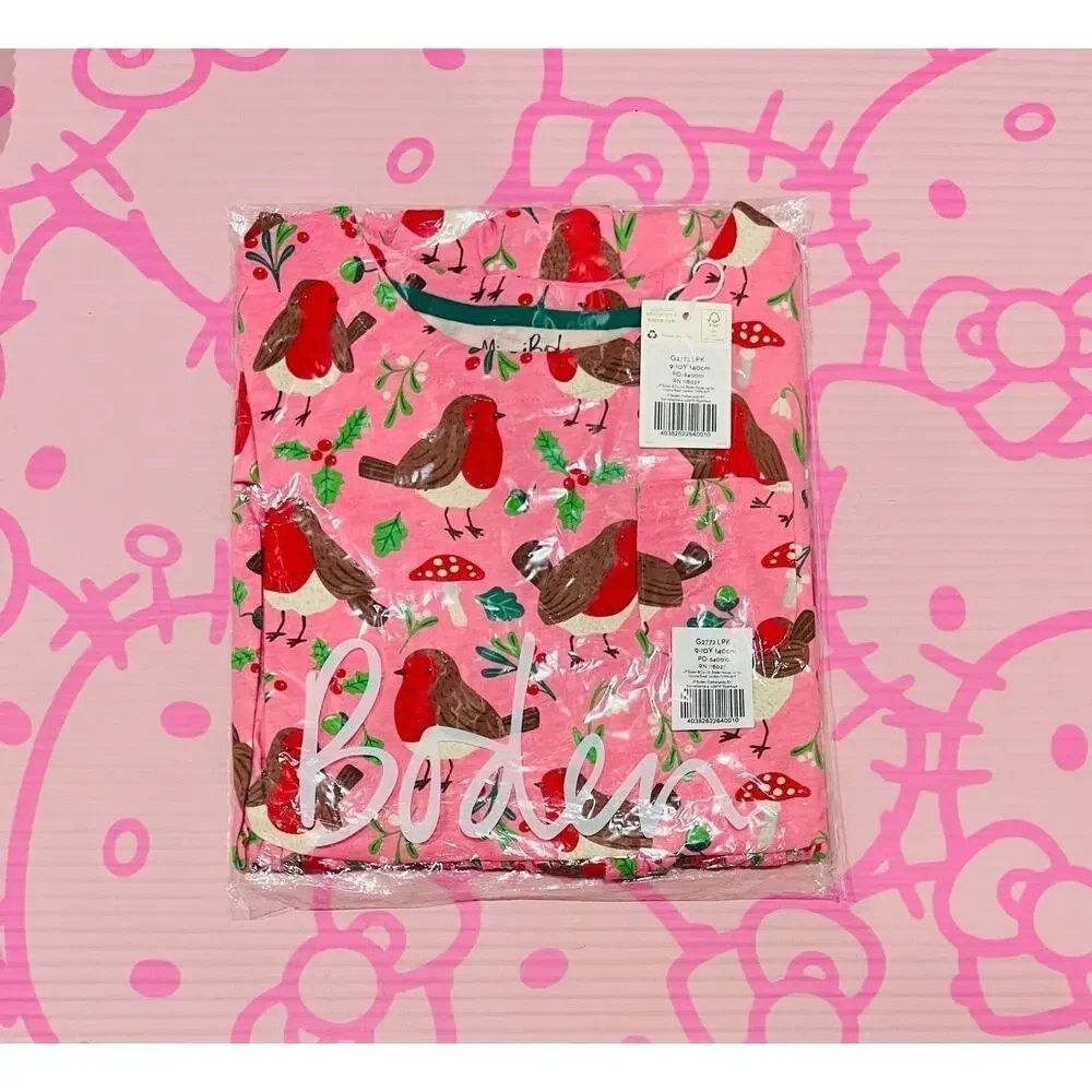 NWT❤️Mini Boden Long Sleeve Fun Jersey Dress sz9/10y